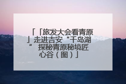 「旅发大会看青原」走进吉安“千岛湖” 探秘青原秘境匠心谷（图）