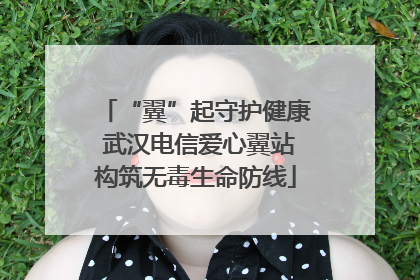 “翼”起守护健康 武汉电信爱心翼站构筑无毒生命防线