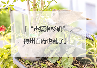 “声援洛杉矶”，得州首府也乱了