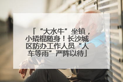 “大水牛”坐镇，小撬棍随身！长沙城区防办工作人员“人车等雨”严阵以待