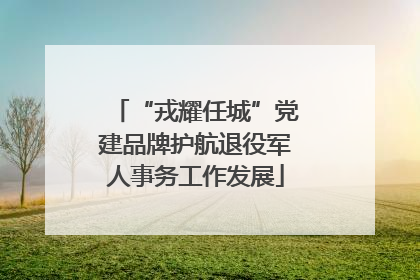 “戎耀任城”党建品牌护航退役军人事务工作发展