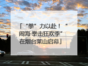 “拳”力以赴！“闹海·拳击狂欢季”在烟台莱山启幕