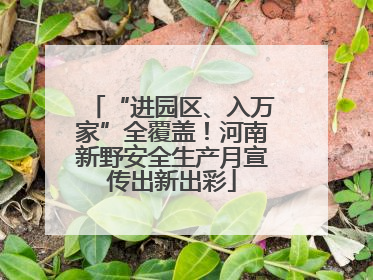“进园区、入万家”全覆盖！河南新野安全生产月宣传出新出彩