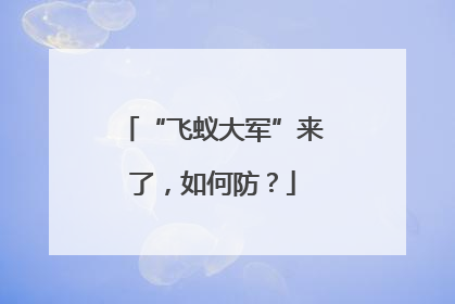 “飞蚁大军”来了，如何防？