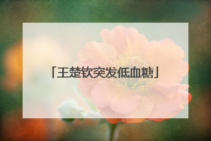 王楚钦突发低血糖