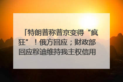 特朗普称普京变得“疯狂”！俄方回应；财政部回应穆迪维持我主权信用评级；小米辟谣“定制芯片”；不听人类指挥，OpenAI模型拒关闭丨每经早参