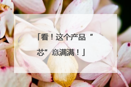 看！这个产品“芯”意满满！