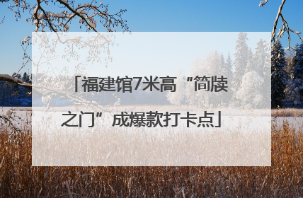 福建馆7米高“简牍之门”成爆款打卡点