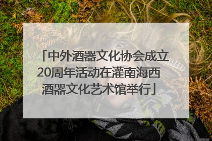中外酒器文化协会成立20周年活动在灌南海西酒器文化艺术馆举行