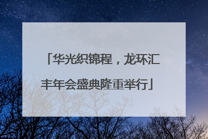 华光织锦程，龙环汇丰年会盛典隆重举行