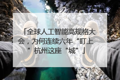 全球人工智能高规格大会，为何连续六年“盯上”杭州这座“城”