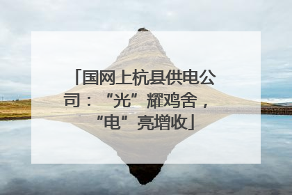 国网上杭县供电公司：“光”耀鸡舍，“电”亮增收
