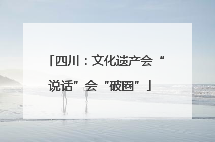 四川：文化遗产会“说话”会“破圈”
