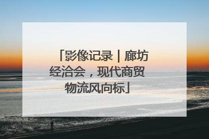 影像记录｜廊坊经洽会，现代商贸物流风向标