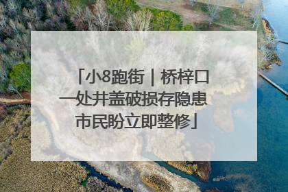 小8跑街｜桥梓口一处井盖破损存隐患 市民盼立即整修