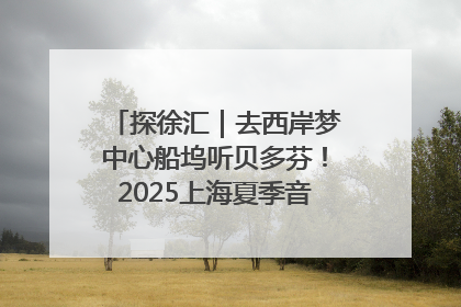 探徐汇｜去西岸梦中心船坞听贝多芬！2025上海夏季音乐节公布节目阵容