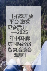 拓宽开放平台 激发更多活力——2025年中国·廊坊国际经济贸易洽谈会观察