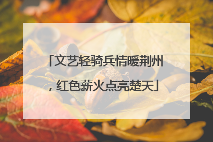文艺轻骑兵情暖荆州，红色薪火点亮楚天