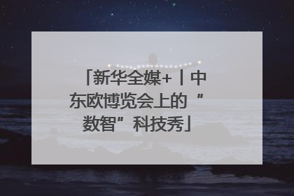 新华全媒+丨中东欧博览会上的“数智”科技秀