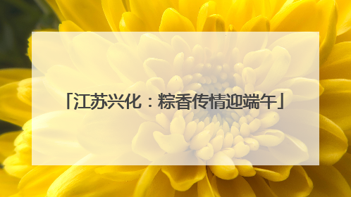 江苏兴化：粽香传情迎端午