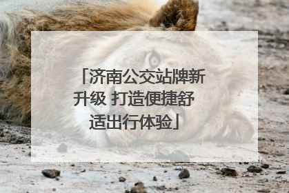 济南公交站牌新升级 打造便捷舒适出行体验