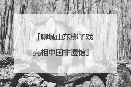 聊城山东梆子戏亮相中国非遗馆