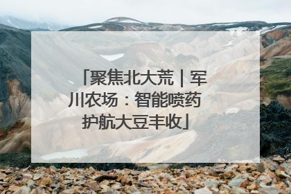 聚焦北大荒｜军川农场：智能喷药护航大豆丰收