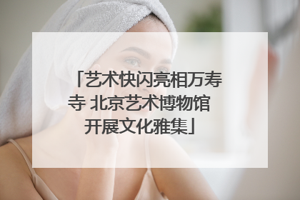 艺术快闪亮相万寿寺 北京艺术博物馆开展文化雅集