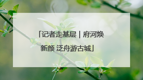 记者走基层｜府河焕新颜 泛舟游古城