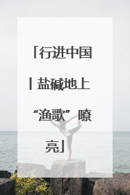 行进中国丨盐碱地上“渔歌”嘹亮