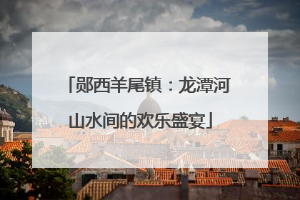 郧西羊尾镇：龙潭河山水间的欢乐盛宴