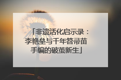 非遗活化启示录：李艳垒与千年笤帚苗手编的破茧新生