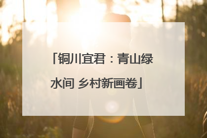 铜川宜君：青山绿水间 乡村新画卷