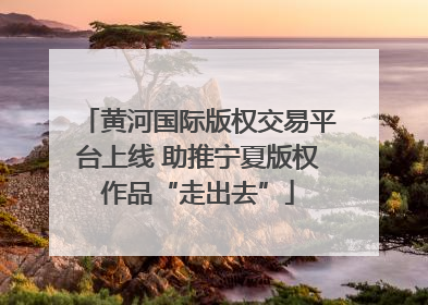 黄河国际版权交易平台上线 助推宁夏版权作品“走出去”