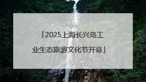 2025上海长兴岛工业生态旅游文化节开幕