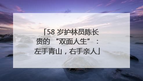 58 岁护林员陈长贵的 “双面人生”：左手青山，右手亲人